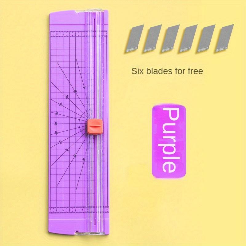 1pc A4 Paper Cutter Precision Paper Photo Trimmers Cutter Scrapbook Trimmer Lightweight Cutting Mat Machine for Office