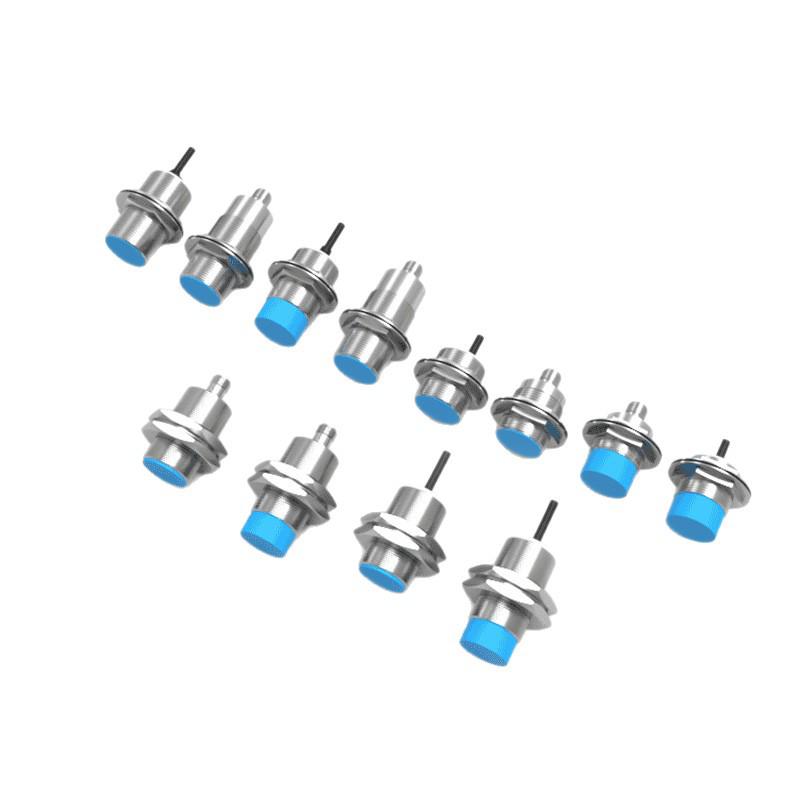 Adjustable M30 Metal Sensing Inductive Proximity Switch, 10-30V, Three-Wire, NPN/PNP, NO/NC.