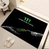 1 Stück Monster Energy LOGO Druck Teppich - Weich, Waschbar, Rutschfest, Indoor-Matte, Wohnzimmer, Home-Office Dekorativer Teppich, Büro Dekoration