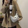 Dam Enfärgade Dragkedja Fyrkantiga Crossbody-väskor Fritid PU Sned Axelväska Set Justerbar Bred Rem