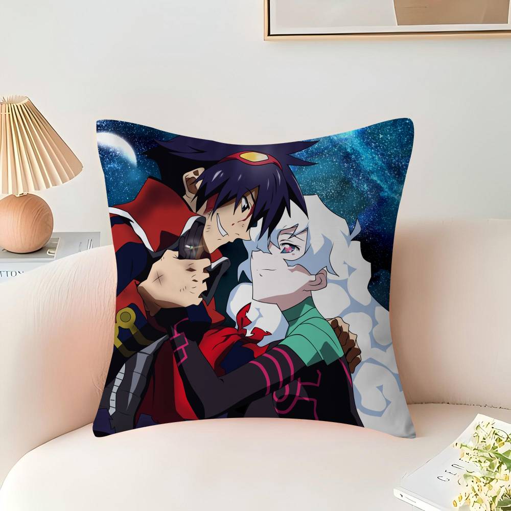Anime G-Gurren Lagann Kissenbezug Zoll Bauernhausdekor Heim Überwurfkissenbezüge für Couchdekorationen