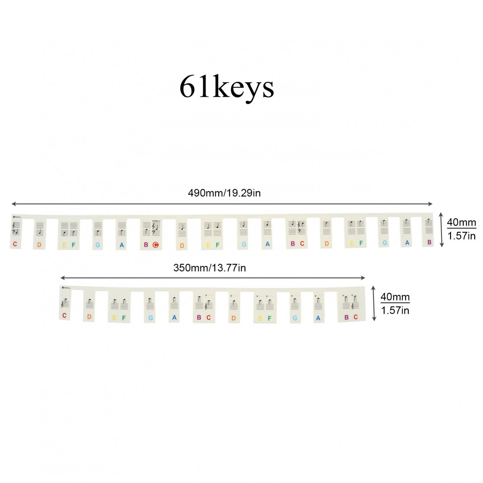 

Бесплатная паста, светящаяся накладка, тип 61/88 клавиш, пианино, красочный маркер, силиконовые полоски, наклейка без клея 61 Keys