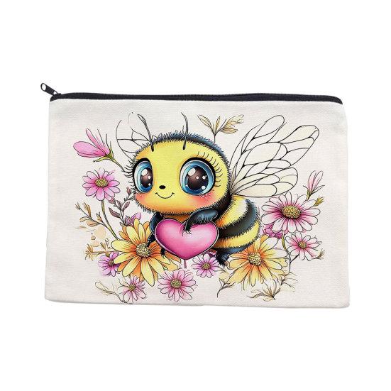 Cosmetic Storage Bag Multi-Purpose Pouch Tear-Resistant Zipper Makeup Splash-Proof C
