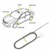 1pcs Cleaning Brush Flexible Car Drain Dredge Sunroof Cleaning Scrub Brush Tool For Mitsubishi Outlander ASX Lancer EX L200 Mirage Pajero Galant