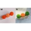 1PC Cute Bangs Orange Fruit Hair Clips Half-peeled One Word Clip Plasitc Summer Side