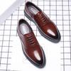 Business Men Formal Shoes Black Leather Shoes Mens Fashion Casual Dress Shoes Classic Italian Formal Oxford Shoes For Men