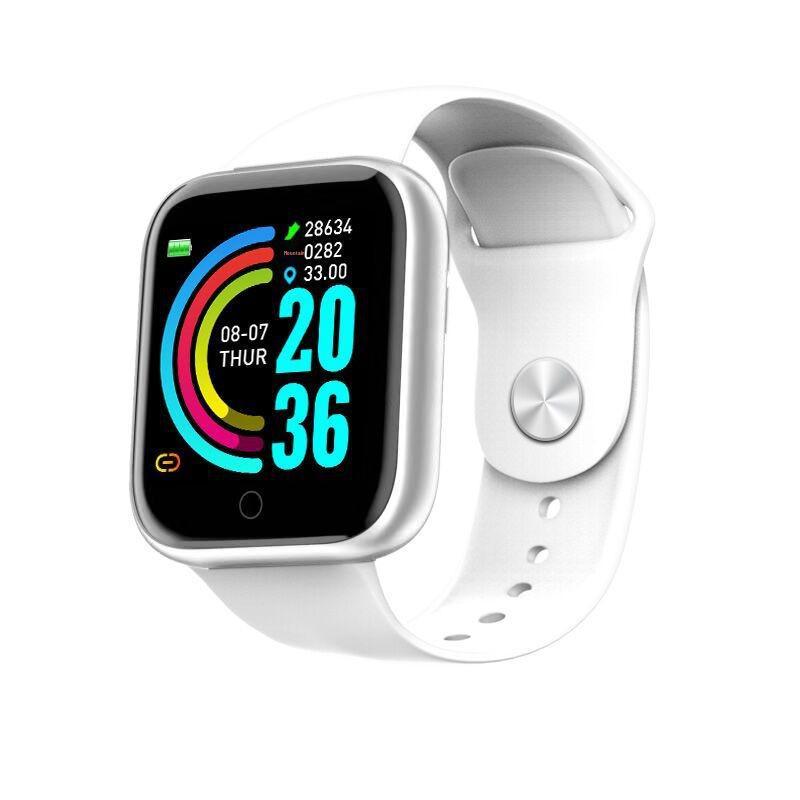 Y68 Smart Bracelet: NFC, Heart Rate, Blood Pressure & Oxygen Monitor, D20 Pedometer, Call Alarm, Waterproof.