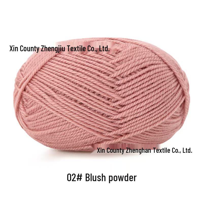 Snowy Velvet 3-Ply Medium Thick Yarn Kit: Knitting Needles, Scarf, Sweater, Baby Yarn, Crochet, DIY Material.