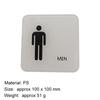 Male and Female Toilet Signage Sign Restroom Label WC Door Signs Men Women Bathroom Indicator for Mall Shops Cafe Home House