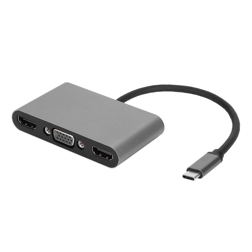 5 in 1 TypC Dockingstation TypC zu HDMIVga PD Kabeladapter Konverter für Laptop