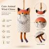 Weather Resistant Animal Wind Chime Nordic Rustic Style Animal Garden Chime  Memorial Display