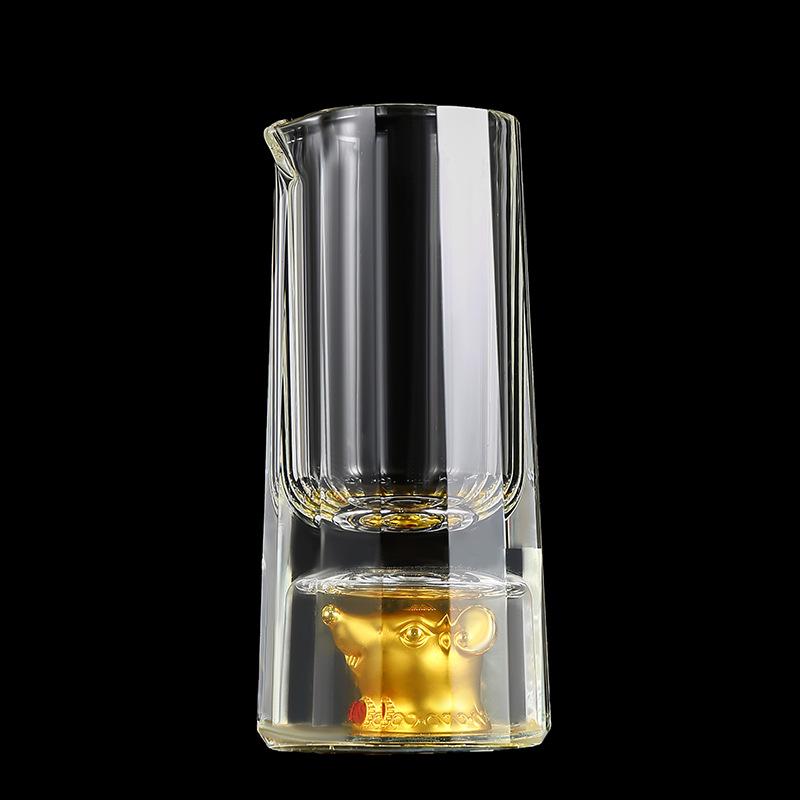 Zodiac Crystal Glass Spirit Glass Wine Dispenser 12 Small Wine Glasses Household Party One Cup Simple