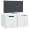 Wall Mounted TV Cabinet White 59.5 x 41 x 30 cm Particleboard
