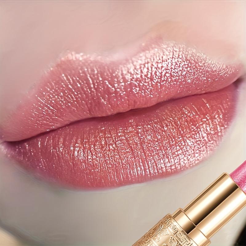 Long-Lasting Shimmer Lipstick with Pearl Finish Hydrating & Waterproof Lip Gloss In Mixed Pink & Red Shades Perfect Holiday Gift