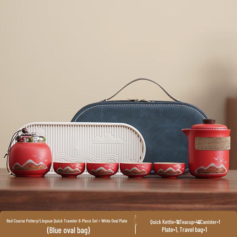 Chaxun Chinese Style Tea Set - Green Mountain Flying Bird