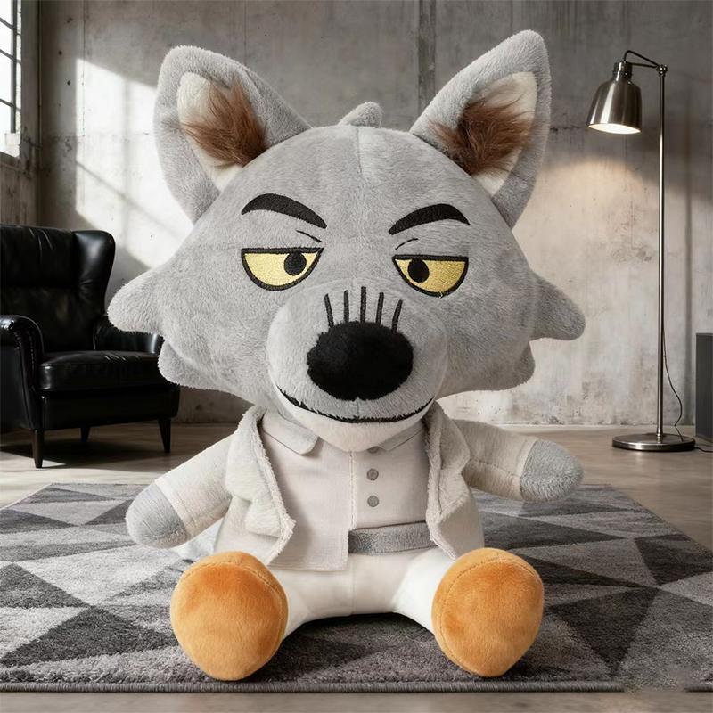 23CM Movie Anime The Bad Guys Plush Toy Cartoon Animals Plushies Figure Peluche Accessories Pillow Soft Sleep Hugging Kids Gifts