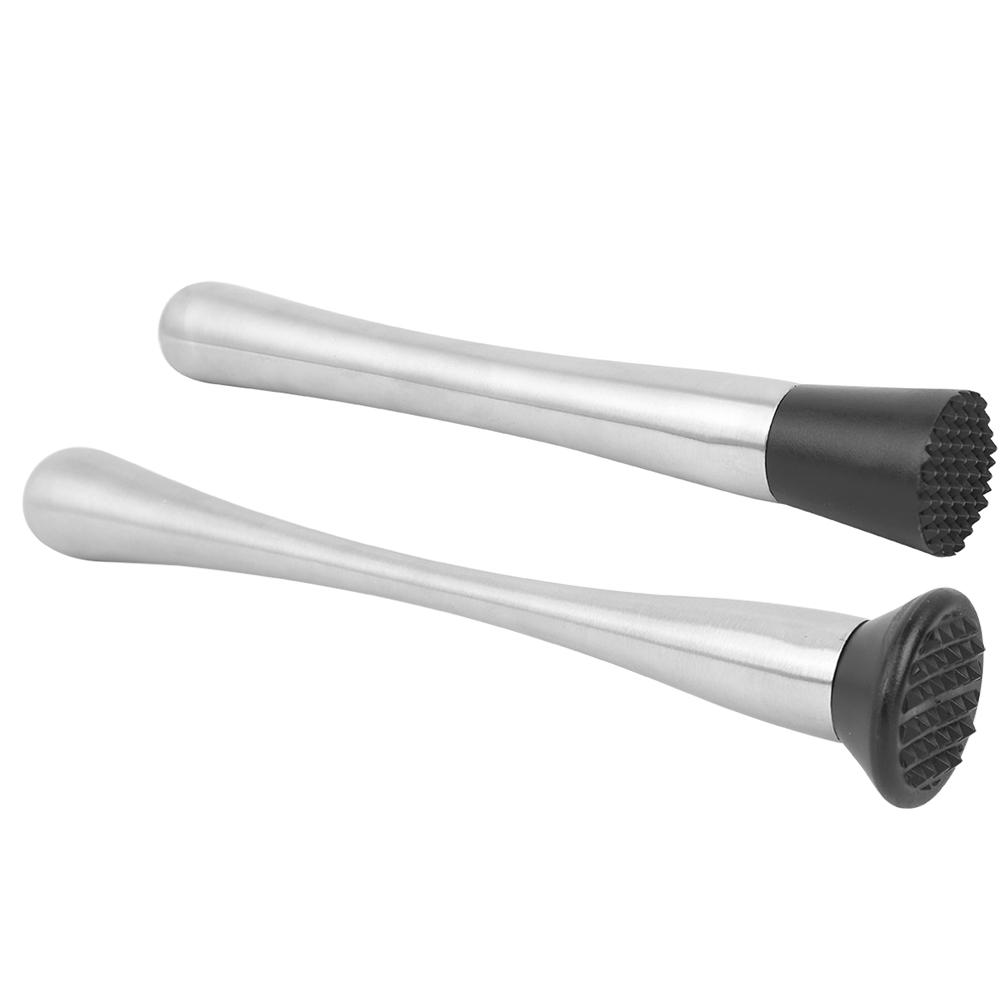 Stainless Steel Ice Crushing Rod Mixer Shaker Cocktail Muddler Barware Kitchen Tools For Family Kitchens Bars Restaurants