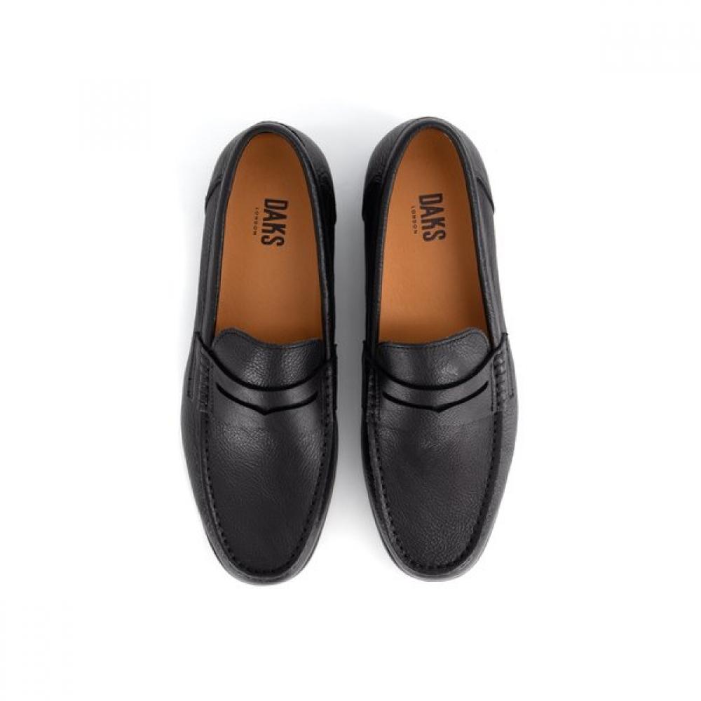 DakS Men S beSt Comfort Saffiano Penny Loafer Drm603ke10  Black 