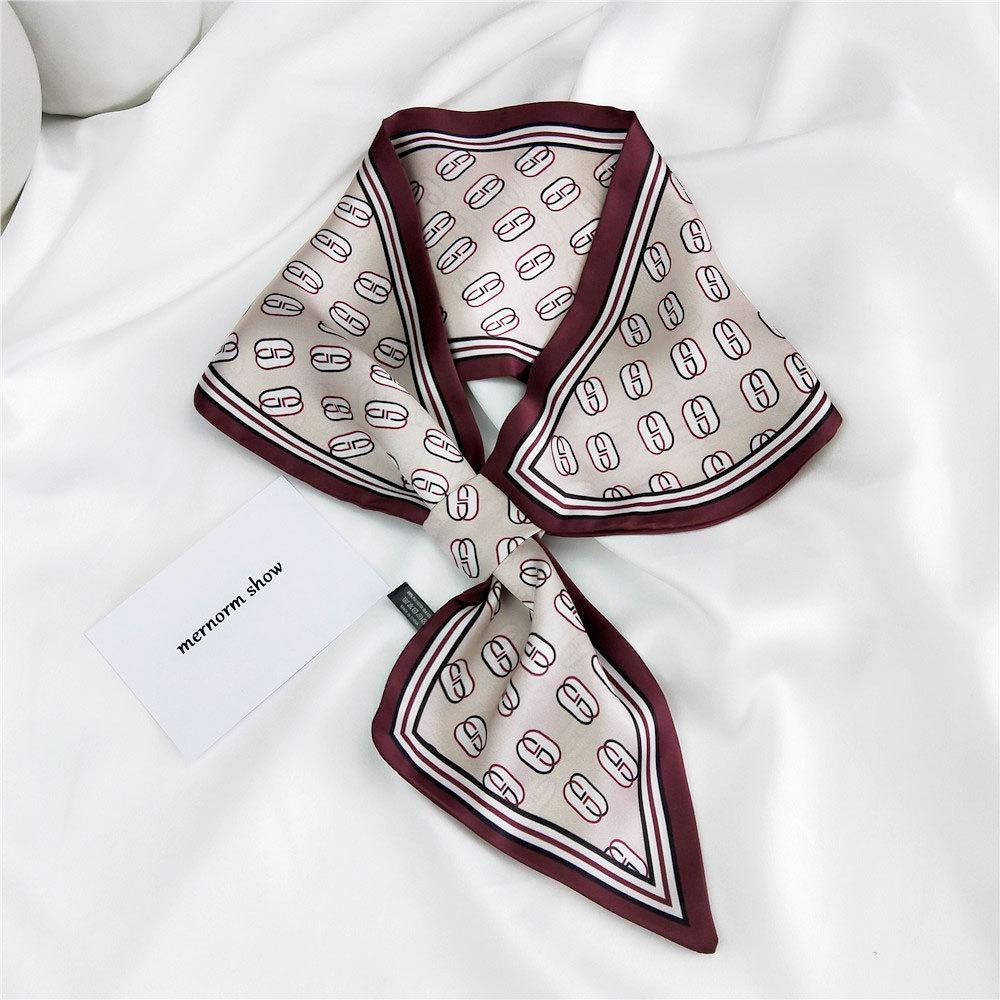 Nové šatky Hodvábne šatky Dámska jarná a jesenná sezóna Dlhé dekoratívne profesionálne šatky Letné tenké štýly spárované s košeľami Štýlové