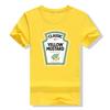 Aesthetic Clothe Yellow Mustard DIY Ketchup Apparel CondiUnisexts Couples Group Halloween Costume TShirt harajuku graphic t shirts