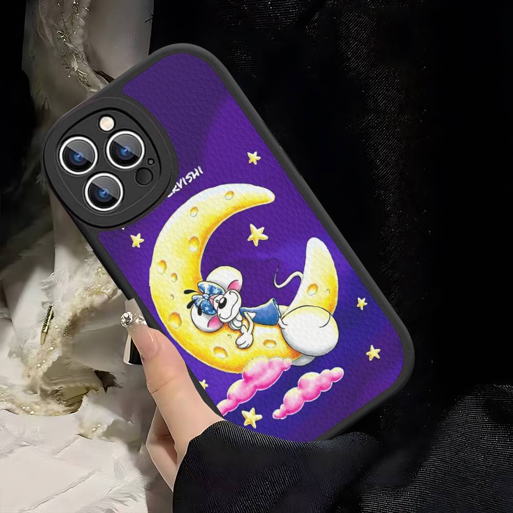 Cartoon D-Diddl Phone Case For IPhone 16 15 14 13 12 11 Pro Max Plus Leather Shockproof Cover
