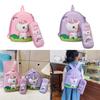 Charming Unicorn 3d Pvc Backpack For Preschoolers With Large Capacity And Waterproof Features Ideal For School Activities