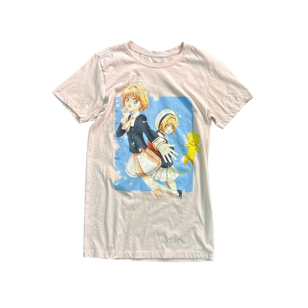 

[USED] 7TSM1 Cardcaptor Sakura anime print T-shirt, used clothing