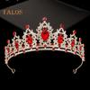 Hair Hoop Shining Rhinestones Inlaid Leaf Decor Bridal Crown Birthday Party Alloy Headband Hair Accessories