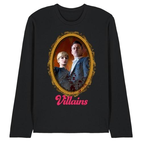 Villains Unisex Adult Portrait Long-Sleeved T-Shirt