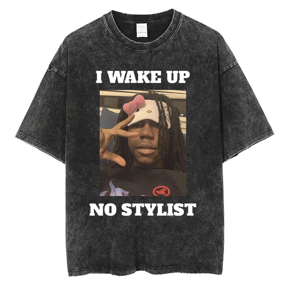 Washed Vintage Rapper Ken Carson A Great Chaos Album Tshirt Men Women Fashion Hip Hop Tshirts Male Casual Oversized T Shirts