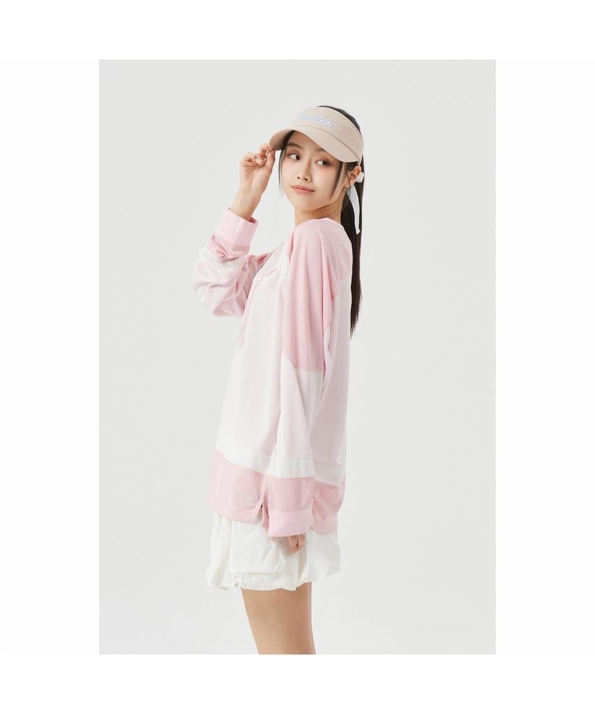 Goldeunbeeo (W) Mesh Hybrid Long T-Shirt G5Tam26351Pix