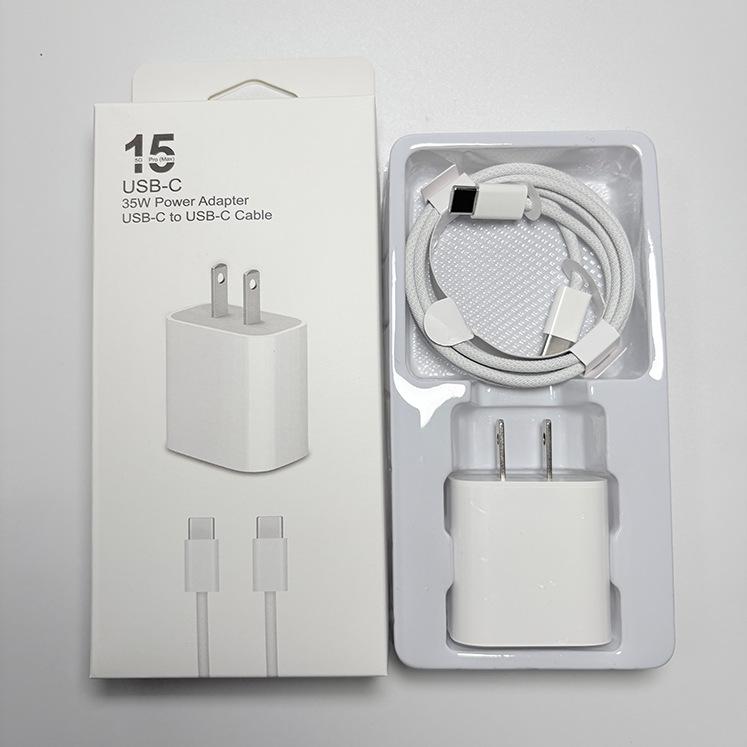 Caricabatterie PD da 20W/35W Compatibile con Apple 15 per iPad e iPhone con Cavo