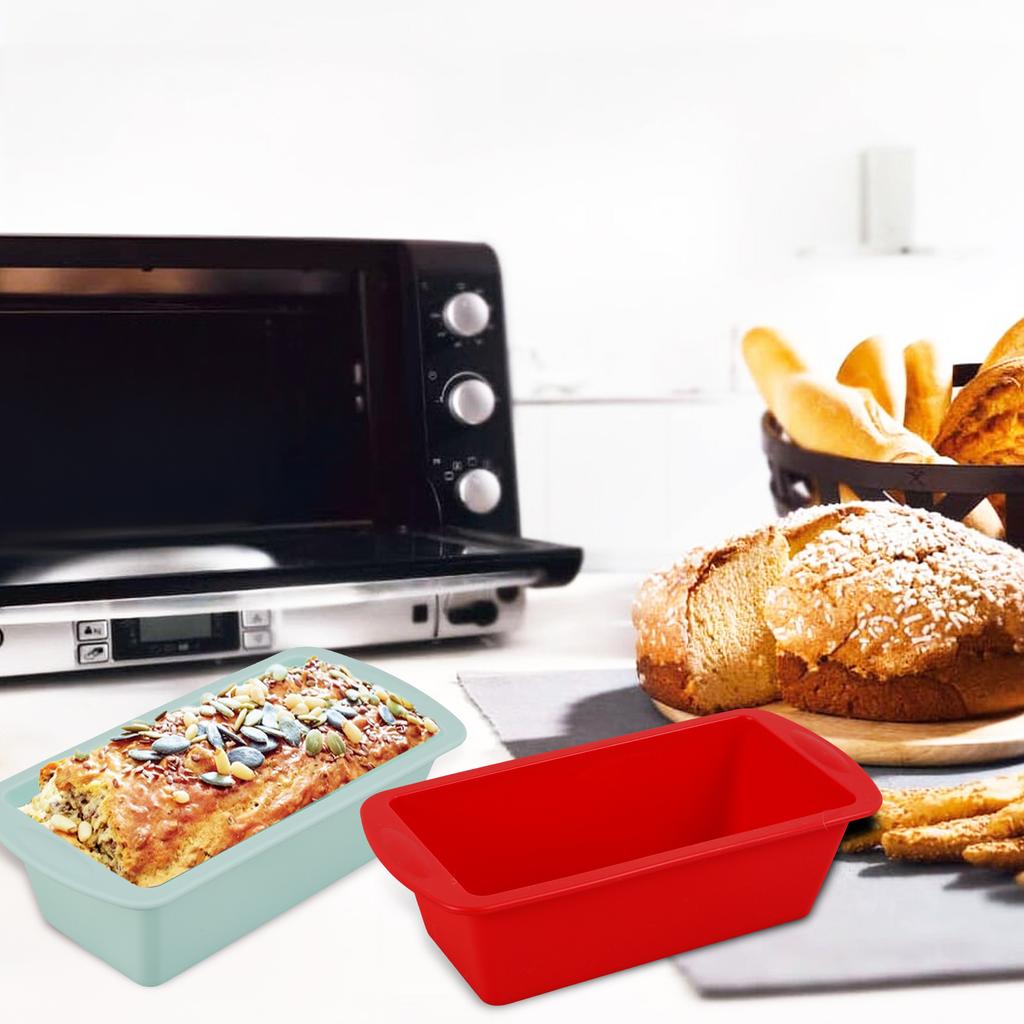 4Pcs Loaf Pan Rectangular Silicone Mold Candy Toast Mould Easter Bread Toast DIY Kitchen Supplies Cake Bakeware Pan Baking Tools