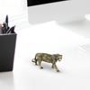 Solid Ornament Fine Workmanship Home Decoration Portable Chinese Zodiac Brass Tiger Ornament for Home