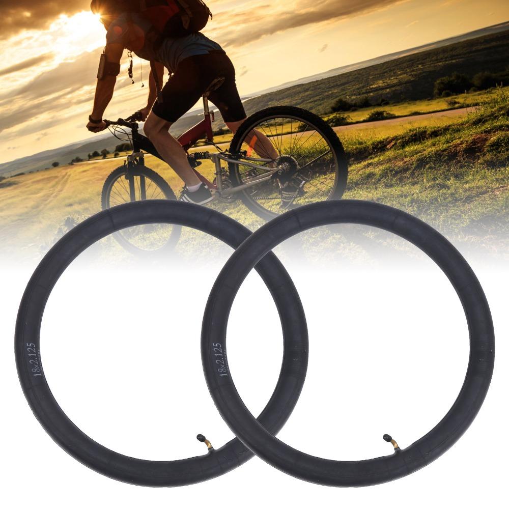 2PCS Black Inner Tube Replacement 18x2.125 inch Bike Replacement Tubes  Bicycle Maintenance