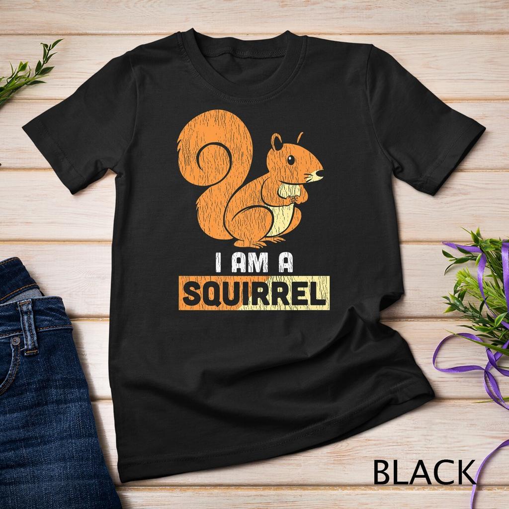 Retro Ich bin ein Eichhörnchen Lustig für Erwachsene Eichhörnchen Kostüm Premium Unisex T-Shirt Herren Damen Tees Top