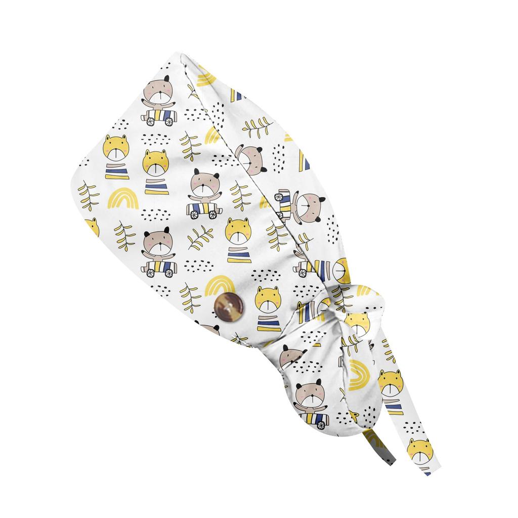 Modische Arbeitsmütze mit Animal-Print, lässige Damen-Pferdeschwanzmütze, Waschmütze, Baotou-Kappe