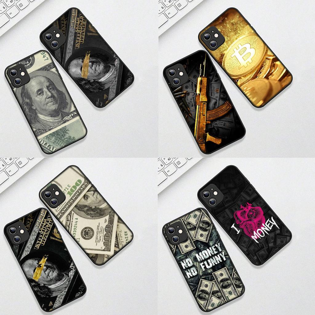 USD Moneys 100 D-Dollars Phone Case for Apple iPhone 17 Pro XS Max Air 6 7 8 Plus 5 + SE 2022 SE2 16E 8+ Protective Cover
