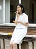 Vincent Navy Sicily Sailor Dress_White