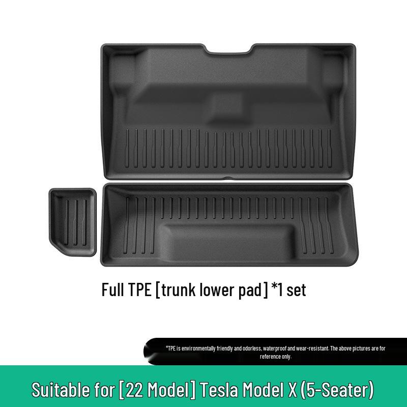 2022 Tesla Model X TPE Car Mats: Full Environmental Protection for Trunk and Backrest