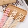 10pcs L30cm Pink/Wood Color Reed Diffuser Sticks Twist Fiber Reed Diffuser Sticks Fragrance for Bedroom Office Bathroom Home