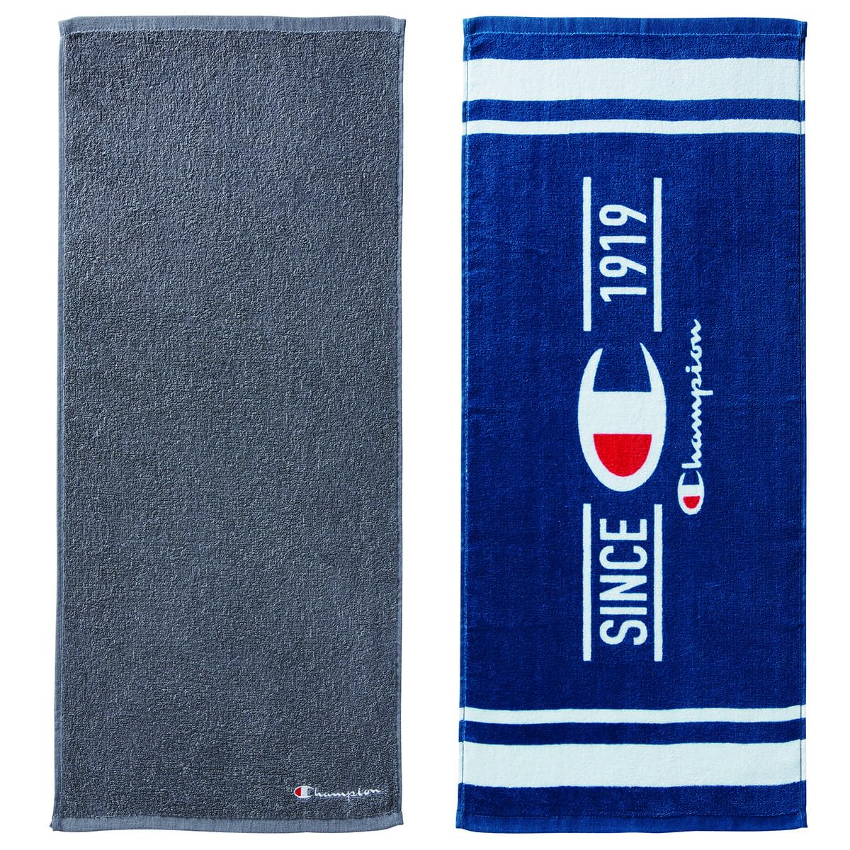 

Champion Face Towel Set of 2 34 x 80cm Free Gray 5065017000 Approx.