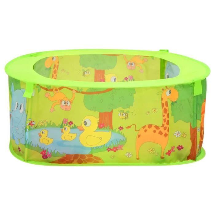 Piscine à balles - VIDAXL - 300 balles - Multicolore - Polyester résistant - Pour enfants