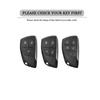 Zinc Alloy Genuine Leather Auto Key Fob Cover Fit For Chevrolet Tahoe Suburban Fit For Gmc Yukon Fit For Buick Envision S Plus Avenir