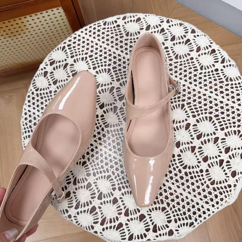 Small Man Inner Height Increase Mary Jane Shoes Women's Summer New Small Leather Shoes Versatile and Beautiful Fashion Shoes