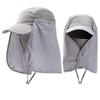 Hat Sun Fishing Cap Beach Wide Cover Face Anti-UV Sun Protection Foldable Cycling Quick Dry Waterproof Men Women for Hunting Camping Hiking Climbing