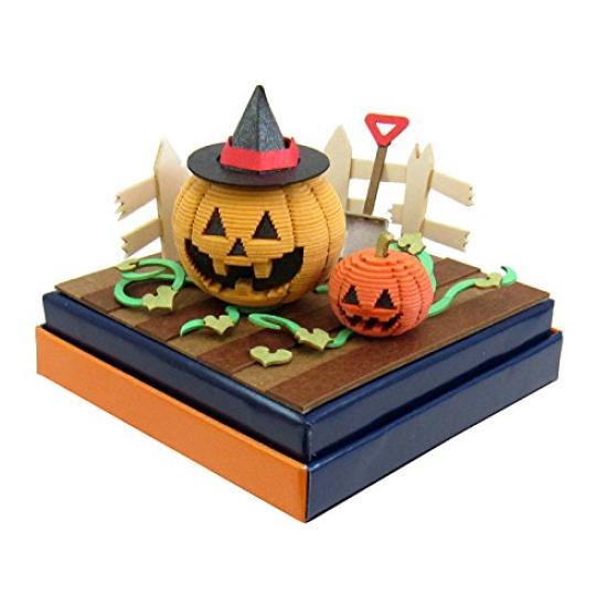 Sankei Miniature Art Mini Halloweenowa Dyniowa Farma Papierowy Model MP05-17