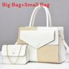 Pu Patching Crossbody Bag With Contrast Color Blocks And Magnetic Closure For Daily Use