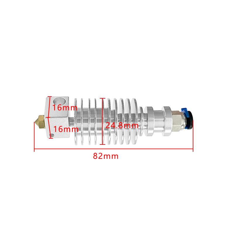 MegaS/X Chiron 3D Printer 0.4mm Extruder Nozzle Hot End Component