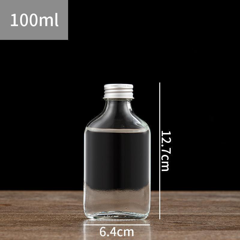 Creative Glass Baijiu Bottle for Home Brew – Decorative and Functional Small Wine Bottles for Medicinal and Health Wine